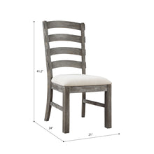 Load image into Gallery viewer, Upholstered Dining Chairs (Set of 2) - Brown - Wood