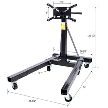 Load image into Gallery viewer, Folding Engine Stand With 360 Degree Adjustable Head