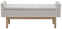 Load image into Gallery viewer, Briarson - Storage Bench - Beige / Brown