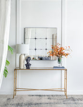 Load image into Gallery viewer, Traditional Decor Style Antique Glass Panel Mirror, Wall Mirror For Bathroom Entryway Console Lean Against Wall