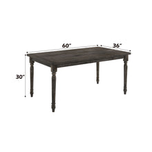 Load image into Gallery viewer, Claudia II - Weathered 7 Pieces Dining Room Set - Gray