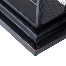 Load image into Gallery viewer, Floating Wine Bar Shelf With Glass Holder And Display Shelves - Black