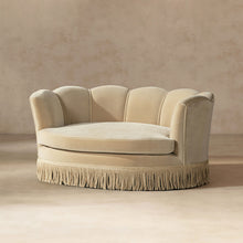 Load image into Gallery viewer, Clara - Scalloped Pet Sofa Bed