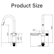 Load image into Gallery viewer, Cincosky - High Arc Pull Down Kitchen Faucet, Single Hole