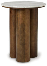 Load image into Gallery viewer, Henfield - Accent Table - Beige / Brown