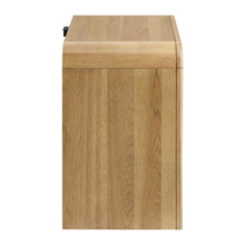 Load image into Gallery viewer, 2 Drawer Nightstand With USB Charging - Brown