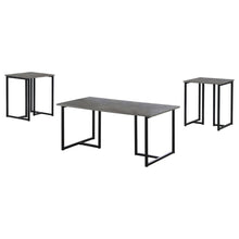 Load image into Gallery viewer, 3 Piece Occasional Set With Smooth Top - Gray