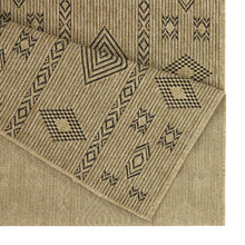 Load image into Gallery viewer, Earth - 2'7" X 7'3" Indoor, Outdoor Area Rug - Jute / Black