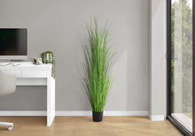 Load image into Gallery viewer, 47" Tall, Artificial Plant, Grass Tree, Indoor, Faux, Fake, Floor, Greenery, Potted, Real Touch, Decorative - Green / Black