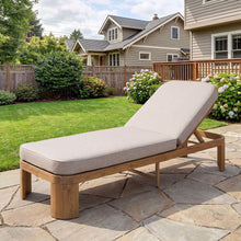 Load image into Gallery viewer, Outdoor Chaise Lounge With Cushion, 5 Position Adjustable Backrest