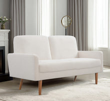 Load image into Gallery viewer, Loveseat Sofa, European Style With Sleek Design, Modern & Vintage Flair, Upholstered 2 Seater Couch
