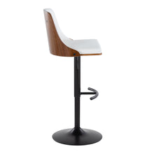 Load image into Gallery viewer, Gianna - Mid Century Modern Adjustable Barstool, Swivel With Rounded T Footrest (Set of 2)