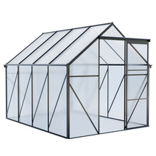 Load image into Gallery viewer, Polycarbonate house Raised Base And Anchor Aluminum Heavy Duty Walk-In houses For Outdoor Backyard In All Season