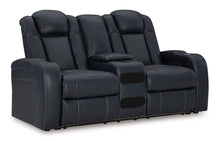 Load image into Gallery viewer, Fyne-dyme - Power Reclining Loveseat With Console/Adj Hdrst