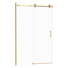 Load image into Gallery viewer, Single Sliding Bypass Shower Door Enclosure With Tempered Glass