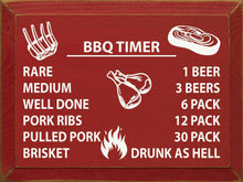 Load image into Gallery viewer, SAWDUST CITY - BBQ TIMER: Rare/1 beer, medium/3 beers, well done/6 pack…
