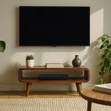 Load image into Gallery viewer, Solid Wood Open Media Unit