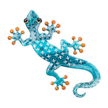 Load image into Gallery viewer, Luster Gecko Wall Decor 18" - Blue