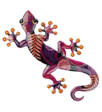 Load image into Gallery viewer, Luster Gecko Wall Decor 18" - Maroon