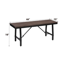 Load image into Gallery viewer, Mariatu - Bench - Oak / Black