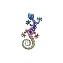 Load image into Gallery viewer, Luster Gecko Wall Decor 8" - Purple