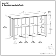 Load image into Gallery viewer, Acadian - Handcrafted Cube Storage