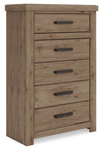 Load image into Gallery viewer, Oliandon - Five Drawer Chest - Light Brown