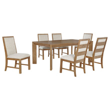Load image into Gallery viewer, Rectangular Dining Set With Angular Legs