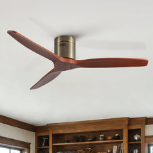 Load image into Gallery viewer, Low Profile Flush Mount Ceiling Fan Without Light