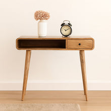 Load image into Gallery viewer, Curved Writing Desk - Oak