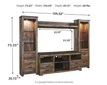 Load image into Gallery viewer, Trinell - Entertainment Center