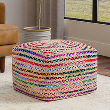 Load image into Gallery viewer, Margo - Square Pouf - Multicolor