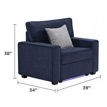 Load image into Gallery viewer, Rita - Accent Chair With LED Underlighting