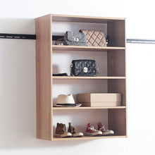 Load image into Gallery viewer, Devi - Wall Mounted Wood Closet System With Modular Design And Ample Storage