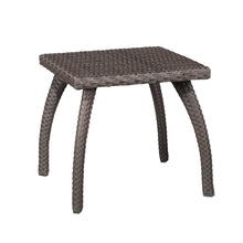 Load image into Gallery viewer, Luminant - Outdoor Side Table With Iron Frame - Brown