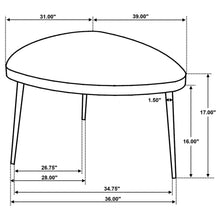 Load image into Gallery viewer, Xander - Triangular Table With Rounded Edges