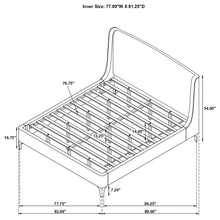 Load image into Gallery viewer, Theodore - Wingback Bed