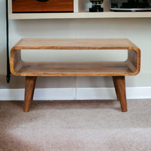 Load image into Gallery viewer, Solid Wood Open Media Unit