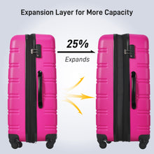 Load image into Gallery viewer, 3 Piece Luggage Set Hardside Spinner Suitcase With Tsa Lock 20" 24" 28" Available
