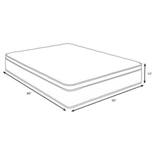 Load image into Gallery viewer, Vancouver - 13" Euro Top Hybrid Mattress With Bamboo Cover And Gel Memory Foam