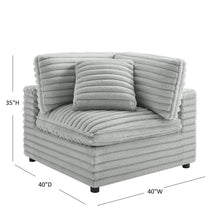 Load image into Gallery viewer, Jenny - Corner Accent Chair - Gray