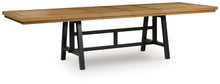 Load image into Gallery viewer, Galliden - Rectangular Dining Room Extension Table - Black / Brown