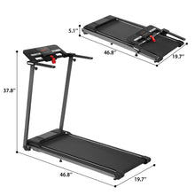 Load image into Gallery viewer, Folding Walking Pad Treadmill For Home With Incline 0.5 7.5Mph - Black