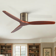 Load image into Gallery viewer, Low Profile Flush Mount Ceiling Fan Without Light