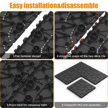 Load image into Gallery viewer, New Stone Texture Patio Deck Tiles, Diy Interlocking Floor Tiles, Easy Installation