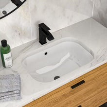 Load image into Gallery viewer, Modern Ceramic Undermount Bathroom Sink With Overflow, High Quality