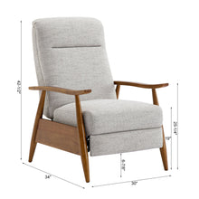 Load image into Gallery viewer, Vaughn - Push Back Recliner With Solid Hardwood Legs