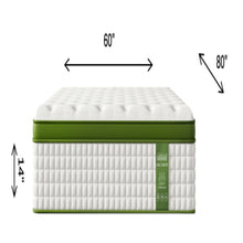 Load image into Gallery viewer, 14" Hybrid Mattress With Gel Memory Foam And Pocket Springs