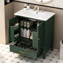 Load image into Gallery viewer, Bathroom Vanity With Sink, Soft Closing Door, Multi Functional Storage