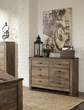 Load image into Gallery viewer, Trinell - Six Drawer Dresser - 61.34" x 15.98" x 42.99" - Brown Dark